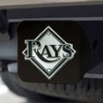 thumbnail image 4 of Fan 26726 Tapis Sport Noir MLB Attelage avec Logo Tampa Bay Rays pour 2 Récepteurs, 4 of 4