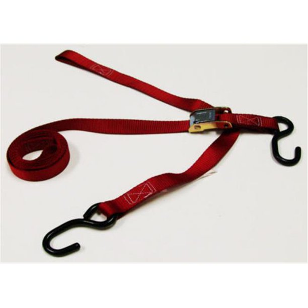 Tie 4 Safe CT02606W2FST2PRed 1 in. x 6 ft. Utility Tie Down Strap