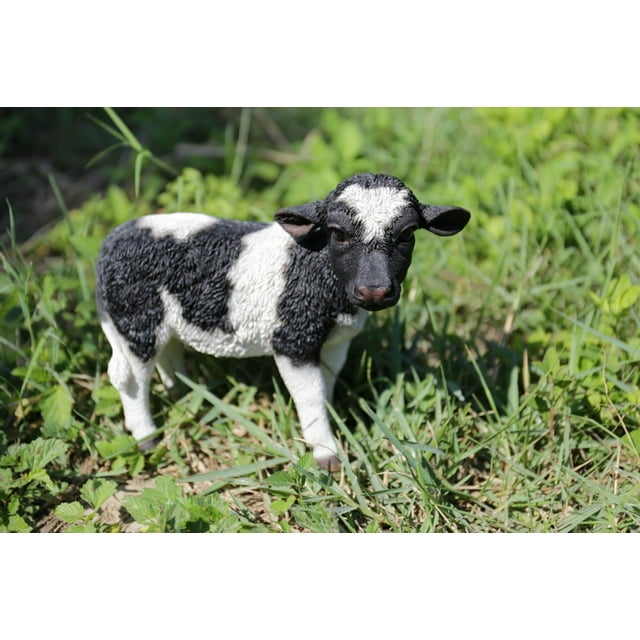 Farm Animal Statue Standing Cow Garden Statue,Garden Decoration, Home Decor, Indoor/Outdoor