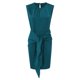 thumbnail image 2 of Gibobby Vestido sexy para mujer corto Nuevo vestido de satén para mujer, manga larga, cuello redondo, elástico en la cintura, vestidos de cóctel elegantes(Azul,CH), 2 of 5