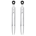 thumbnail image 1 of Pinzas OXO Good Grips de acero inoxidable mini de 18 cm, paquete de 2, 1 of 6