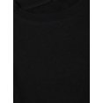 thumbnail image 4 of Women's "Cupid University" Glittery Black T-Shirt - Casual Short Sleeve Crew Neck, 100% Polyester, Machine Washable, Perfect for Valentine's Day & All Seasons, 4 of 7
