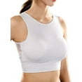 thumbnail image 2 of Women's Sports Bras Comfy Soft Padded Wireless Quick Dry Full Coverage T Shirt Bra Active Yoga Fitness Running Bralette for Push Up Medi Support Sleeping with Removable Chest Pad, Full Cup, S-2XL, 2 of 4