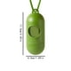 thumbnail image 1 of Dispensador portátil de bolsas para desechos de mascotas con asa de gancho | Diseño de rollo fácil de abrir | Base desmontable para recargas rápidas | Disponible en verde, blanco y naranja, 1 of 1