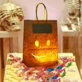 thumbnail image 4 of AuroraX Battery Operated Decorations Lighted Ghost 2 Pcs Trick Or Treat Bags with Handle Halloween Outdoor Room Indoor, 4 of 6