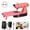 Pink EU Plug, variant on Pebbuoy Mini Sewing Machine with Expansion Board LED Light Design Plug-Play Simple Operation EU Plug DIY Clothes Curtains Electric Sewing Machine