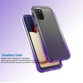 thumbnail image 5 of Galaxy A02S Case, Galaxy A02S Clear Cases, (2 Pack) Temerped Glass Screen Protector for Samsung Galaxy A02S 2021, Njjex Crystal Clear Shock Absorption Technology Bumper Soft TPU Cover Case -Purple, 5 of 9