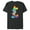 Dark Heather, variant on Disney Mickey Mouse Rainbow Tie Dye - Short Sleeve Blended T-Shirt for Adults- Customized-Dark Heather