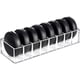 thumbnail image 1 of HBlife Organizador compacto de maquillaje acrílico transparente, 8 espacios, organizador de tocador, soporte para sombra de ojos, almacenamiento de paletas para lápiz labial, bronceador, polvo, resalt, 1 of 4
