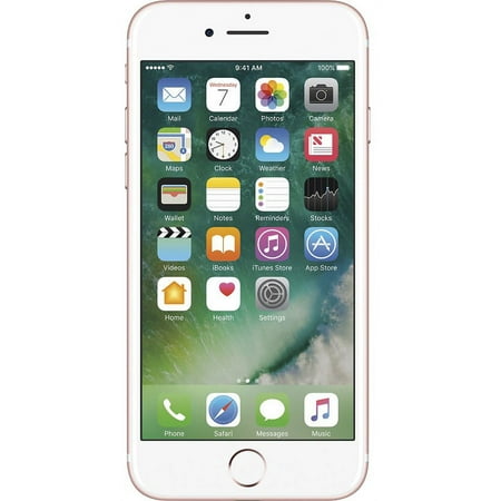 Restored Apple iPhone 7 32GB, Rose Gold, Unlocked GSM (Refurbished)