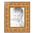 thumbnail image 2 of ArtToFrames 9" x 12" Wide Antique Gold Picture Frame, 9x12 inch Gold Wood Poster Frame (WOM-5043),  Pack, 2 of 7