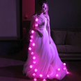 thumbnail image 1 of 20ft 40 LED Rose Lights, Pink String Lights Battery Operated, Flower Hanging Lights for Bedroom Valentines Day Decorations, Pink, 1 of 7