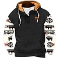 thumbnail image 1 of Sudaderas con capucha para hombre, moda, bolsillos, manga larga, estampado, sudaderas con capucha, blusa para hombre, blusa de poliéster, 1 of 4