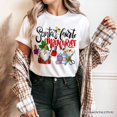 thumbnail image 5 of Santa’s Favorite Manicurist Nail Studio T-Shirt, Stylish Holiday Tee for Beauty Technicians, 5 of 5