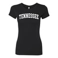 thumbnail image 2 of Wild Bobby State of Tennessee College Style Women Slim Fit Junior Tee, 2 of 6