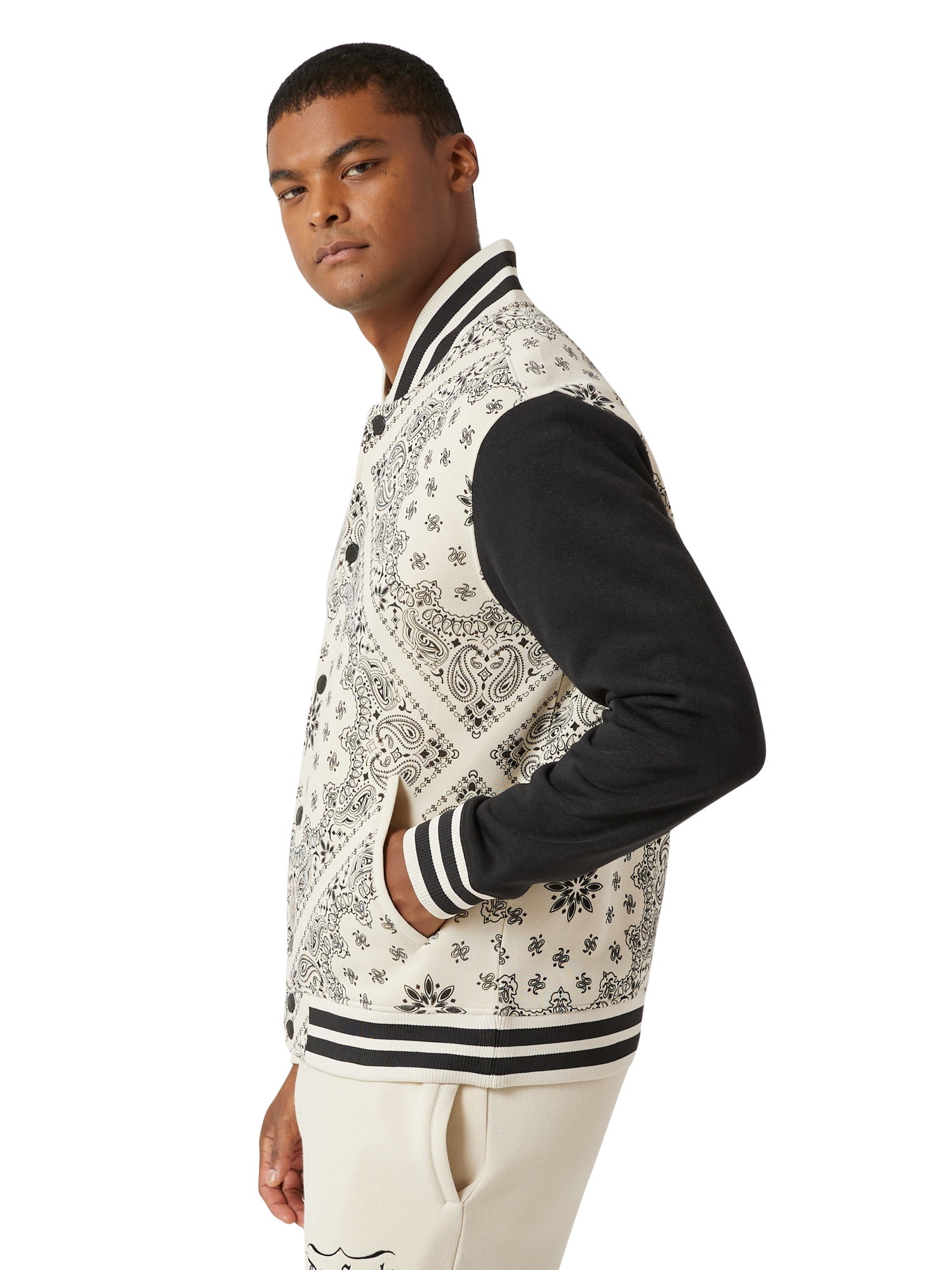 Dogg Supply by Snoop Dogg Men's & Big Men's Varsity Jacket, Sizes XS-3XL