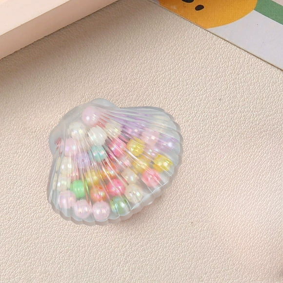 Dvkptbk Plastics Coquilles de Jouets Pincables Griffes et Perles Jouet à Presser pour Soulagement du Stress Jouet Sensoriel en Caoutchouc Élastique Doux Gadget de Relaxation Portable Jouets Éducatifs & Loisirs