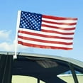 thumbnail image 3 of 12 Pack US American Patriotic Flag, Car & Window Clip, USA Flag, Decoration & Favors 17" x 12", 3 of 6