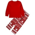 thumbnail image 4 of Louist Family Matching Christmas Pajamas Set Sleepwear Jumpsuit Hoodie with Hood Matching Holiday PJ's for Family (Red-Women/S), 4 of 8