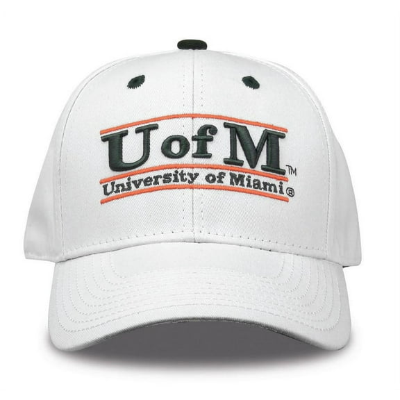 Miami U of M Bar Adjustable Hat
