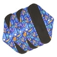 thumbnail image 3 of Compresas sanitarias femeninas lavables y reutilizables con fuerte absorción de agua, 5 uds., # G46, 3 of 12