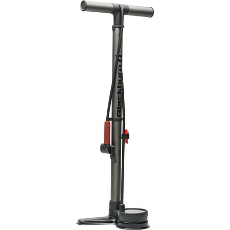 Blackburn Air Tower 6 Bicycle Floor Pump with Presta and Schrader Values, Black, 27" Tall