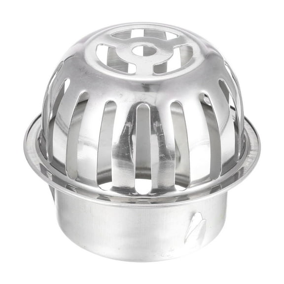 Uxcell Gutter Guard Filter, 3.9 Inch Stainless Steel Downspout Guard Filter Strainer for Stops Leaves Blockage
