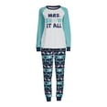 thumbnail image 4 of Jolly Jammies Women's Snow It All Matching Family Pajamas Set, 2-Piece, Sizes S-3X, 4 of 6