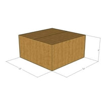 12x12x6 Kraft Brown Corrugated Shipping Boxes, 32 ECT Single-Wall, Qty 175