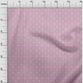 thumbnail image 3 of oneOone Polyester Spandex Pink Fabric Arabic Moroccan Sewing Craft Projects Fabric Prints By Yard 56 Inch Wide, 3 of 5