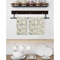 thumbnail image 3 of Spring Flowers Kitchen Dish Towels for Drying Dishes Set of 4, Yellow Pink Floral Leaves Vintage Country Plants Waffle Weave Microfiber Hand Tea Bathroom Towels Quick Dry & Absorbent Towel 15.7x23.6, 3 of 7