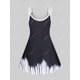 thumbnail image 2 of Vestido Talla Extra Borde Cruzado Estampado Rosegal  Vestidos casuales de talla grande, 2 of 5