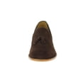 thumbnail image 2 of Mens Suede Dark Brown Leather Comfort SL307 Dress Shoes, 2 of 7