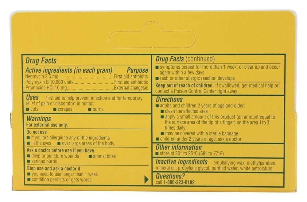 Johnson & Johnson Neosporin + Pain Relief First Aid Antibiotic/Pain Relieving Cream, 0.65 oz