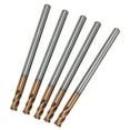 thumbnail image 1 of 5PCS 3mm Solid Carbide Endmills Endmill D3X8XD4X50L 4Flute Side Milling Slotting Profiling Face Mill Standard Length, 1 of 8