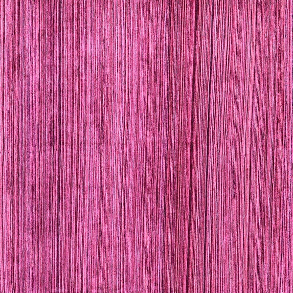Ahgly Company Indoor Square Oriental Pink Modern Area Rugs, 7' Square