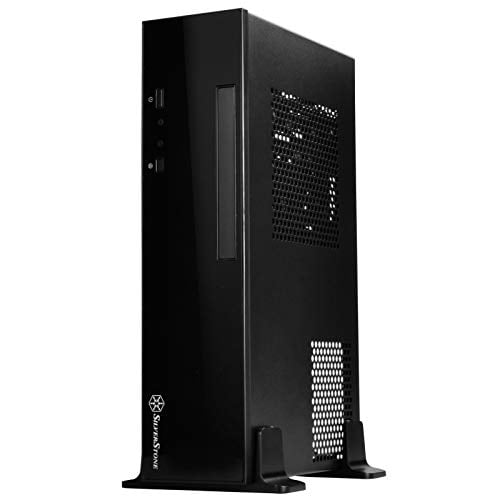 SilverStone Milo Series ML09B No Power Supply Slim MiniITX HTPC Case Black