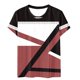 thumbnail image 5 of Fiudx Ofertas y Liquidaciones Top de Manga Corta con Cuello Redondo y Estampado de Moda Informal para Mujer, 5 of 5