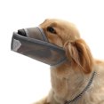 thumbnail image 1 of Bozal para perros Malla transpirable para perros pequeños, medianos y grandes Evita que mue Abanopi Hocico de malla, 1 of 7