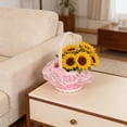 thumbnail image 3 of RKSTN Flower Basket Rattan Woven Basket Storage Basket M, 3 of 5