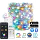 thumbnail image 1 of Guirnalda de luces LED RGB con Bluetooth y WiFi para interiores y exteriores, resistente al agua, con 16 millones de colores cambiantes, sincronización de música y modos dinámicos, compatible con, 1 of 8