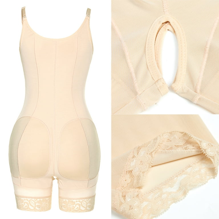 MERYOSZ Tummy Control Shapewear for Waist Trainer Bodysuit Open Bust Body  Shaper Corset Butt Lifter Stomach Slimming Girdles, Beige, Large :  : Clothing, Shoes & Accessories