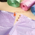 thumbnail image 3 of MSJUHEG Trash Bags Trash Can 5Roll Garbage Bag Trash Bag Durable Disposable Plastic Home Kitchen Tools Small Trash Bags Gray, 3 of 7