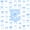 Blue White E, variant on Manfei Aesthetic Blue Bow Full Size Sheets For Kids,Letter H Monogram Letter Bed Sheets,4pcs