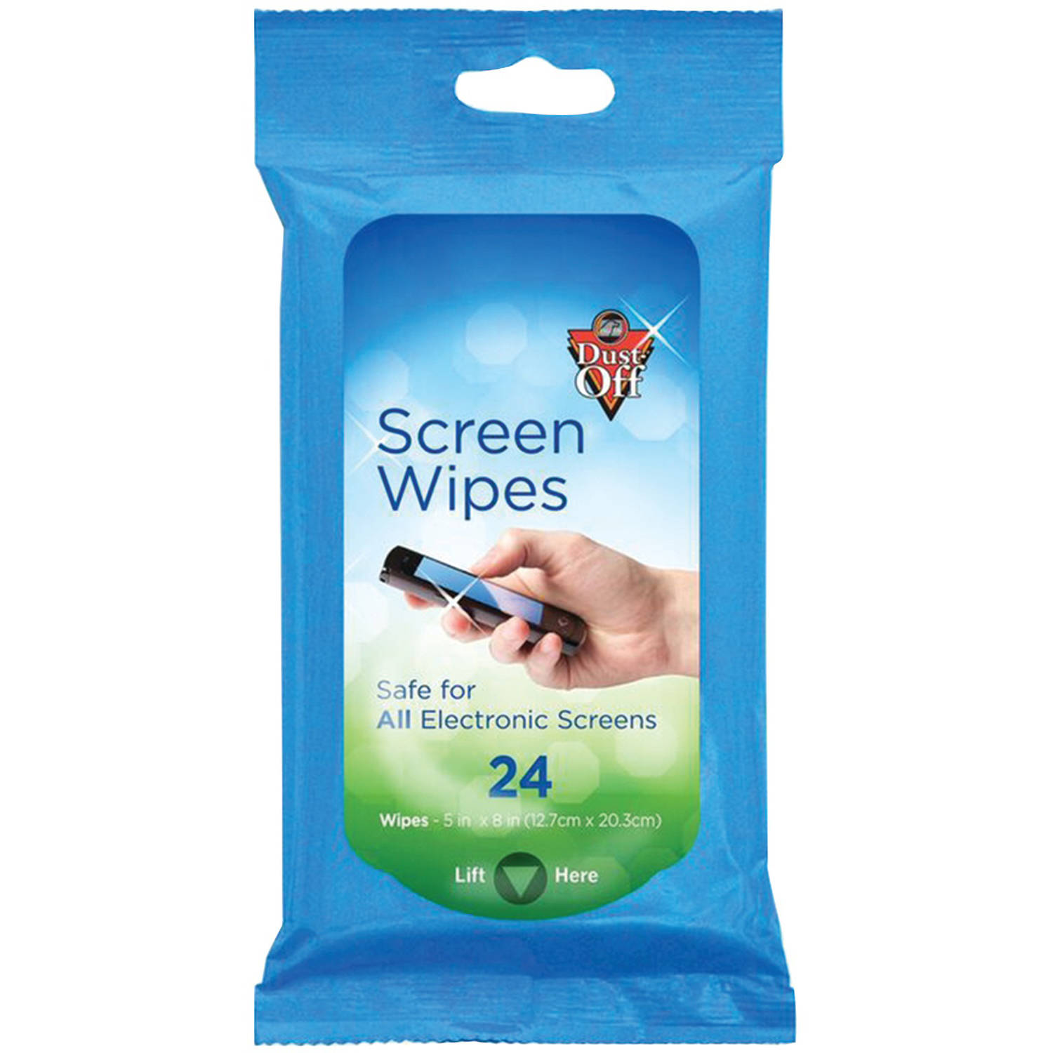 Dust Off DEW24 Touchscreen Wipes Flow Pack, 24Pack