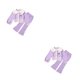 thumbnail image 1 of Qarigey Traje de primavera para niñas, ropa deportiva, abrigos con cuello de muñeca, pantalones con cintura elástica, conjuntos de Púrpura ciento treinta 2piezas, 1 of 1
