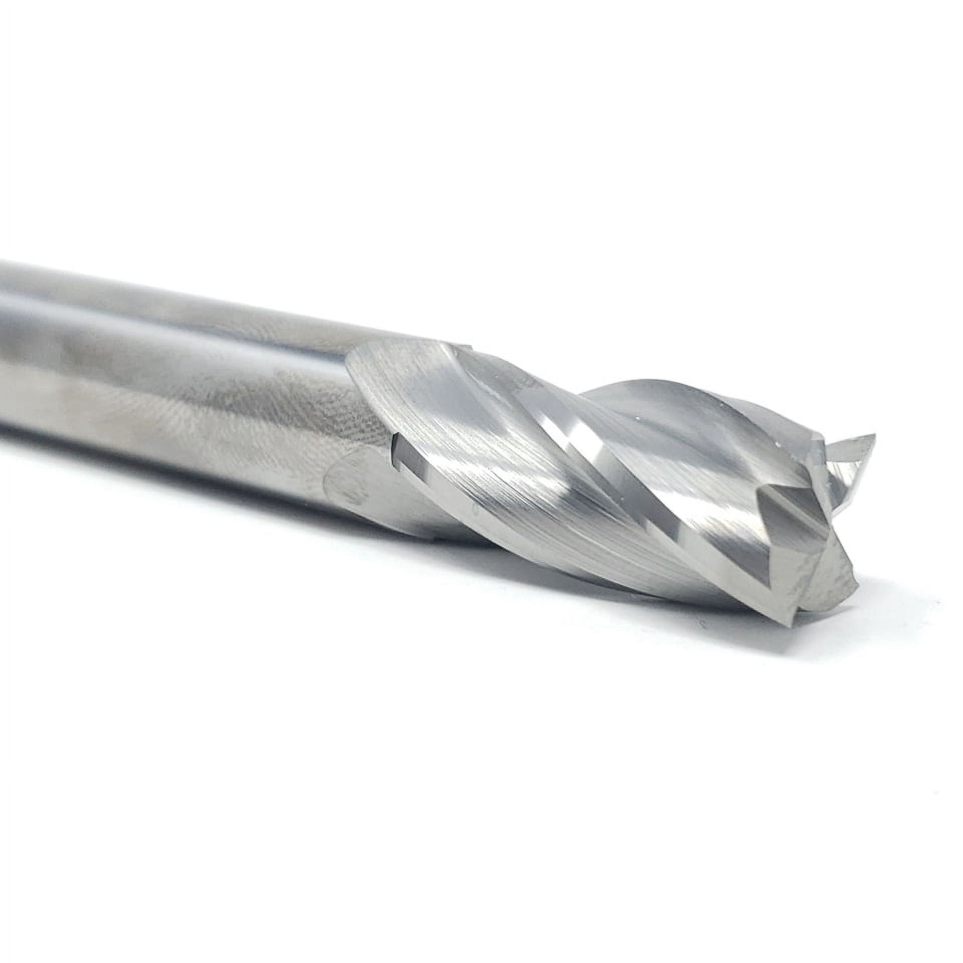 HELONGCO Solid Carbide End Mill EM40500 1/2 x 1 Inch OAL 3 Inch