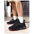 thumbnail image 5 of Men's Shock Absorbing Air Cushion Running Sneakers, Breathable Lightweight Gym Fitness Walking Athletic Shoes, 5 of 6