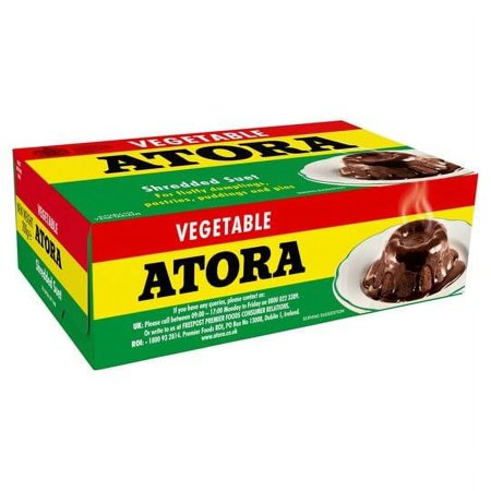 Atora Shredded Vegetable Suet 200g - Pack of 6