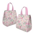 thumbnail image 2 of Pioneer Flower Floral Print Pattern Insulated Lunch Bag for Women & Adults,Large Portable Soft Cooler Lunch Bag,Thermal Food Storage Tote with Pearl Cotton,8.66L,8.75x5.75x9.5 Inch, 2 of 6